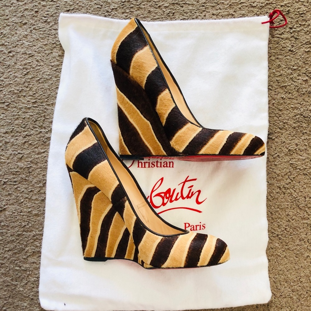 Christian Louboutin lady lynch wedges: final price